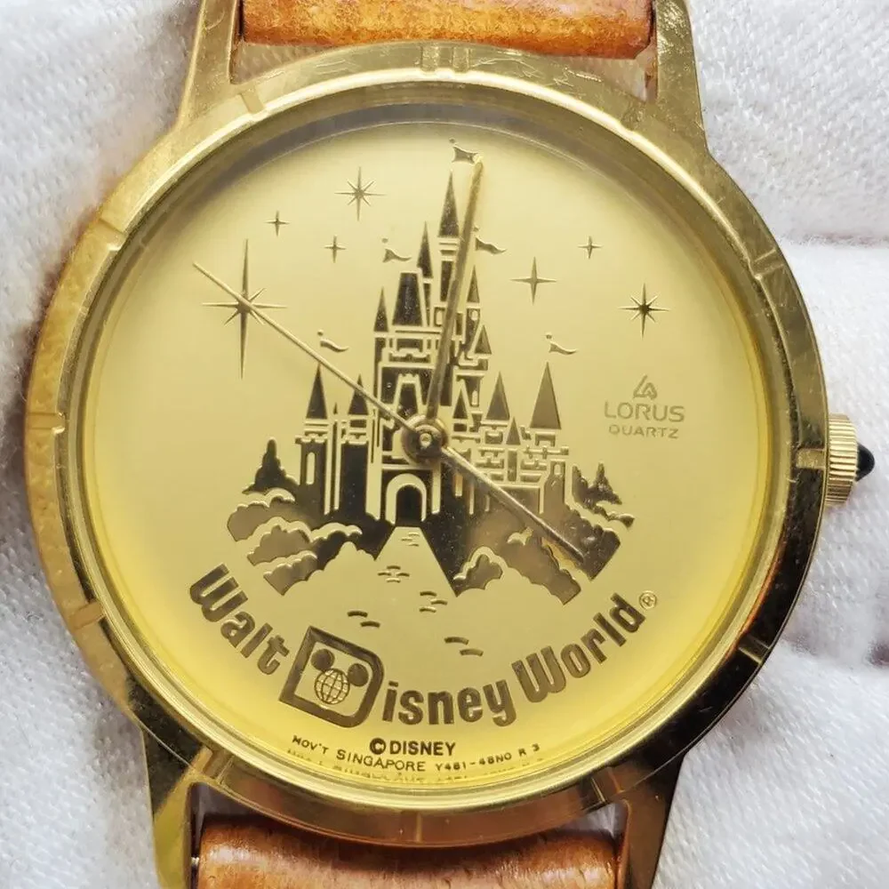 Rare Vintage Disney X Lorus Gold-Tone Watch